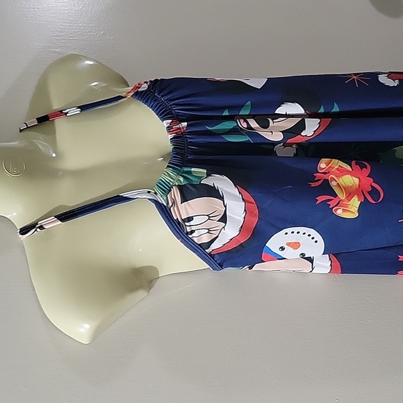 Mickey Mouse Joy to the World Women's Sleeveless short Dress - Picture 2 of 7